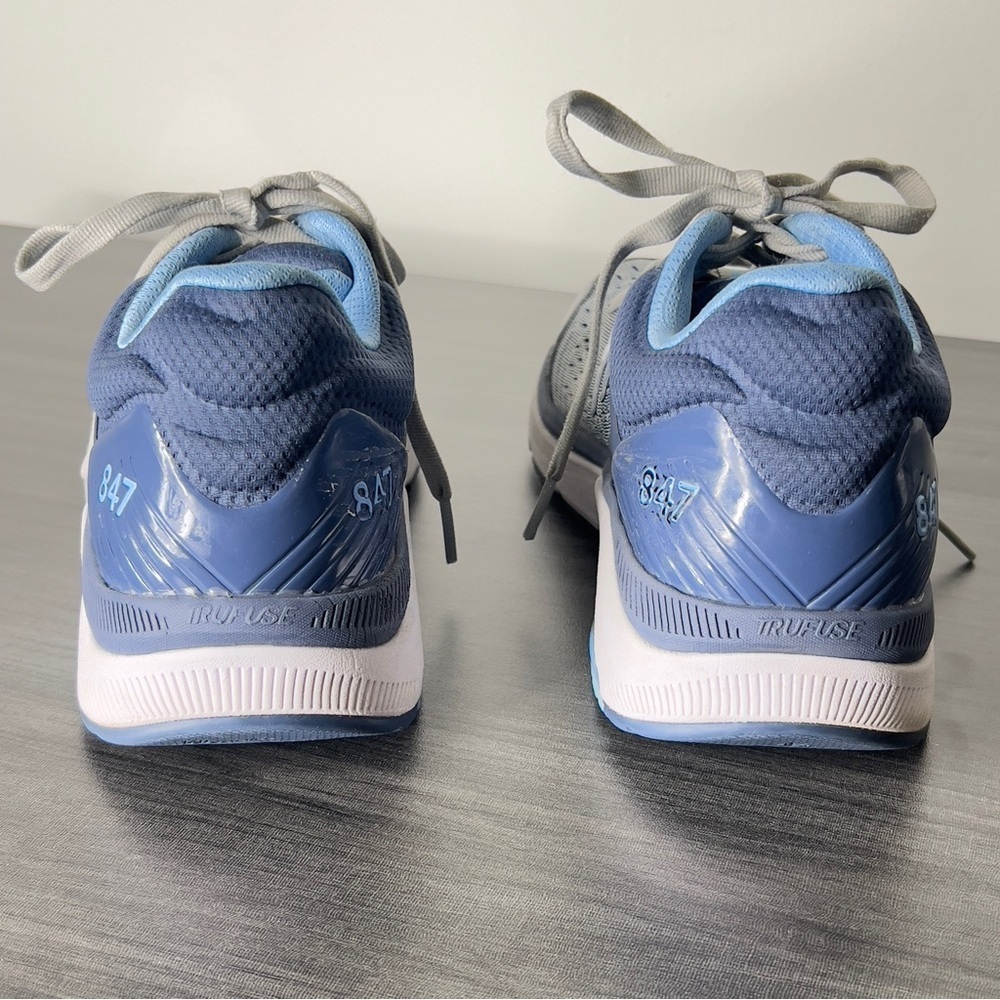New Balance Womens 847 V4 WW847LG4 Gray Blue Running Shoes Sneakers Size 10 - Picture 4 of 7
